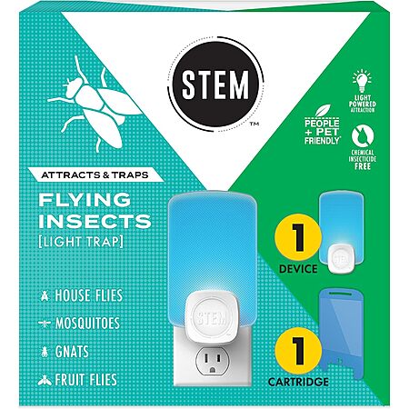 STEM Light Trap for Indoor Flying Insects Starter Kit $4.26 w/ S&S + Free Shipping w/ Prime or on $35+