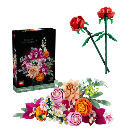 Costco Members: LEGO 749-Pc Pretty Pink Flower Bouquet + 120-Pc Roses $49.95 + Free Shipping