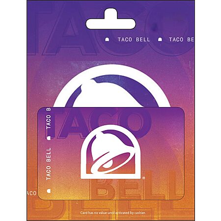 $50 Taco Bell Gift Card (Physical or Digital) $42.50 + Free Shipping