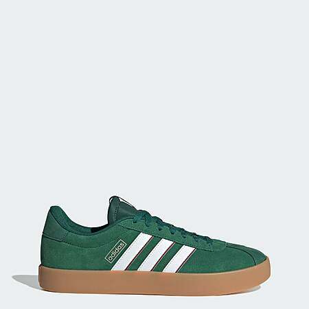 adidas Men's CL Court 3.0 Shoes (Dark Green/Cloud White/Collegiate Burgundy) $23 + Free Shipping