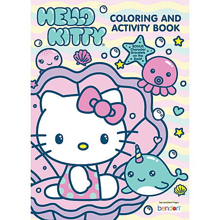 Coloring & Activity Books: Hello Kitty, TMNT, Spider-Man, Disney Princess & More $1 + Free S&H w/ Walmart+ or on $35+