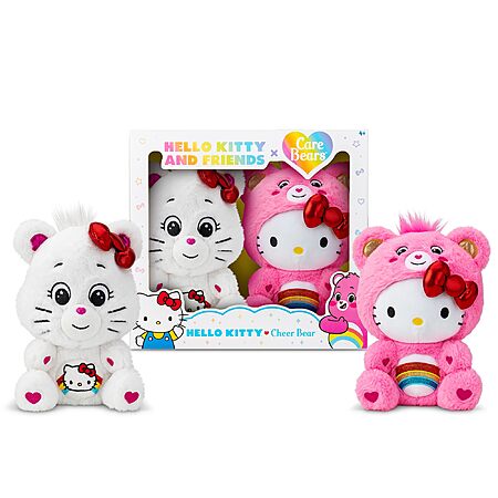 77% Off Care Bears + Hello Kitty Plush!