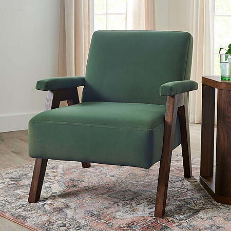 Better Homes & Gardens Ezra Accent Chair (up to 225lbs, Cream or Olive) $98 & More + Free Shipping