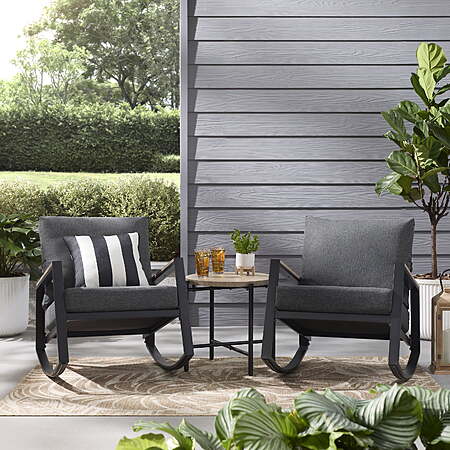 3-Piece Westmont Outdoor Rocker Set: $137