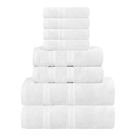 8-Piece Cotton Towel Set for $17.39 + Free Shipping