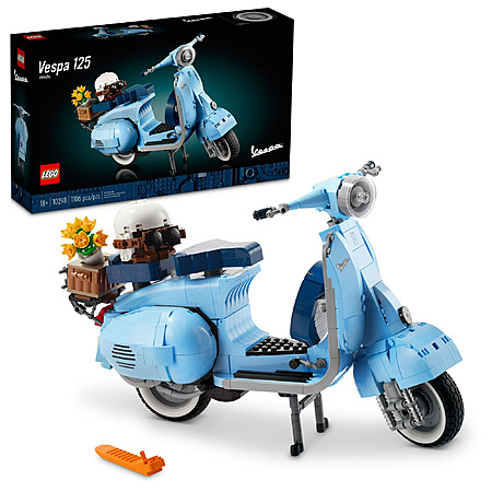 1106-Piece LEGO Icons Vespa 125 Scooter Model Building Kit $60 + Free Shipping