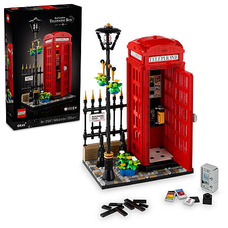 1460-Piece LEGO Ideas Red London Telephone Box Model $79 + Free Shipping