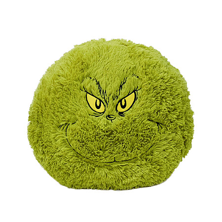 16" Ruz Round Pillow Plush w/ Embroidered Face: Grinch or Stitch $6.70 