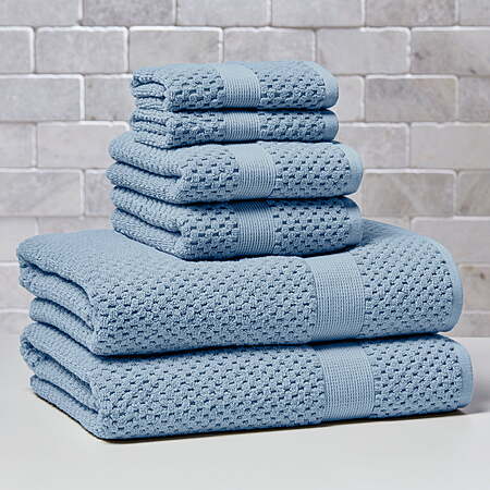 6-Piece Better Homes & Gardens Signature Soft Cotton Towel Set (Various) $16.45 & More