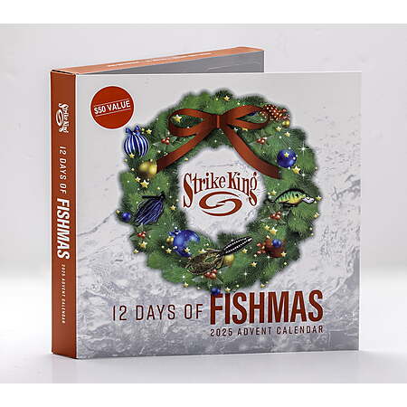 Strike King 12 Days of Fishmas Fishing Lure Advent Calendar $4.99 + Free S&H w/ Walmart+ or on $35+