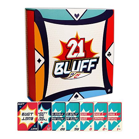 21 Bluff The Ultimate Bluffing & Strategy Card Game $2.49 + Free Shipping w/ Prime or on $35+ (0 replies)