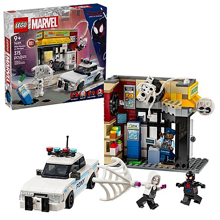375-Piece Lego Marvel Spider-Verse Miles Morales vs. The Spot (76311 ...