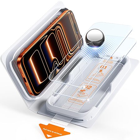 2-Count SmartDevil Tempered Glass Screen Protector for iPhone 17/Pro/Pro Max or iPhone Air $4.86 + Free Shipping w/ Prime or on $35+