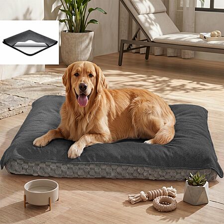MontVoo Washable Pet Mat / Dog Bed Cover (20" x 20" Dark Grey) $3.24 & More + Free Shipping w/ Prime or on $35+