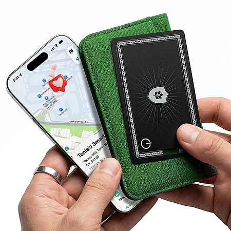 Oylik Apple MFi Certified Wallet Tracker Card w/ Wireless Charging $7.79 + Free Shipping w/ Prime or on $35+