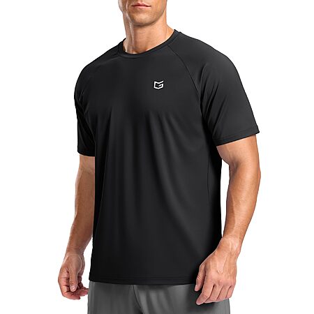 Men's G Gradual Athletic Workout UPF 50+ Fabric T-Shirts (various) $9.85