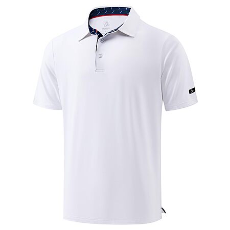 Obla Men's Short Sleeve Dry Fit Moisture Wicking Performance Athletic Golf Shirt $13