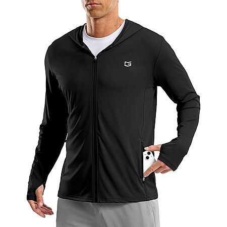 G Gradual Men's Full Zip UPF 50+ Sun Protection Hoodie Jacket (Various) from $11.40