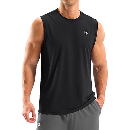 G Gradual Men's Dry Fit Sleeveless Workout Tank Top (Various Colors) $9