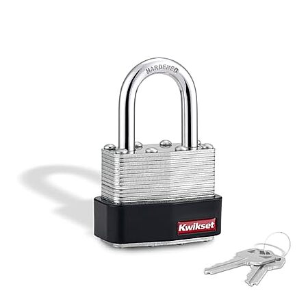 4-Count Kwikset Laminated Steel Padlocks w/ Hardened Steel Shackles (1-1/16", Silver, Keyed-Alike) $16.77 ($4.19 each) + Free Shipping w/ Prime or on $35+