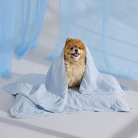 Bedsure Cooling Pet Blanket/Mat w/ Breathable Air-Core Fill (Q-MAX >0.4, Arctic Blue) from $10.39 + + Free Shipping w/ Prime or on $35+
