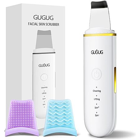 GUGUG 4-Mode Rechargeable Skin Scrubber Spatula Pore Cleaner (various) from $8.80