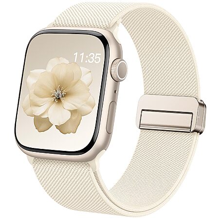 Sunnywoo Stretchy Loop Band for Apple Watch w/ Adjustable Magnetic Clasp (Various Colors/Sizes) $4.99 + Free Shipping w/ Prime or on $35+