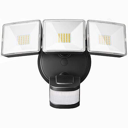 OREiN 4500LM Hardwired Outdoor LED Flood Light w/ Motion Sensor, 180° 50' Detection & Dusk-to-Dawn Mode (Black) $16.99 + Free Shipping w/ Prime or on $35+