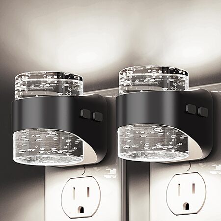 2-Count L LOHAS LED Dimmable Bubble Night Lights w/ Dusk-to-Dawn Sensor (Various Colors) from $7.99 ($4 each) + Free Shipping w/ Prime or on $35+