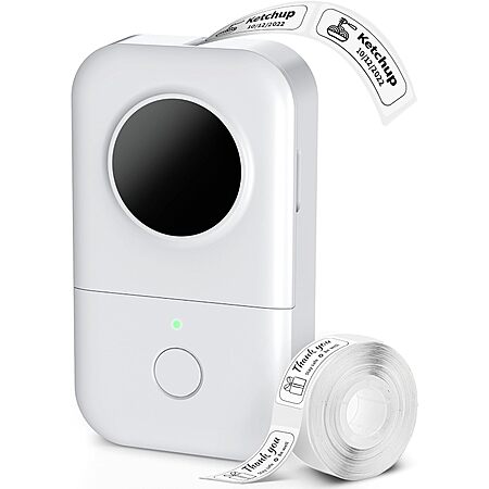 Phomemo D30 Bluetooth Mini Thermal Label Maker Printer (Various) $9.80