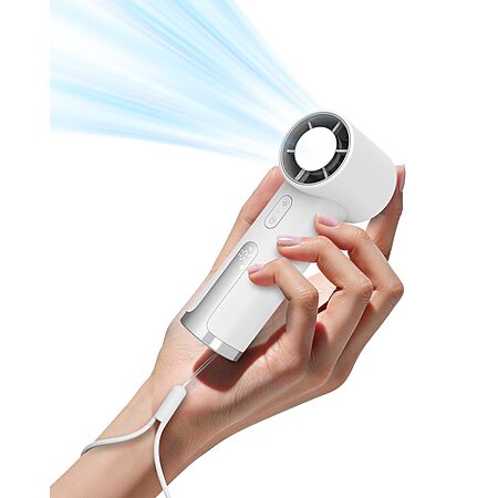 OidoZac Mini 100-Speed Rechargeable Handheld Fan from $4.20
