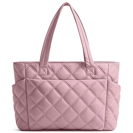 Uselike Women’s Lightweight Quilted Puffer Tote Bag w/ Zipper, 8 Pockets & 15.6" Laptop Compartment (Various Colors) $14.84 + Free Shipping w/ Prime or on $35+