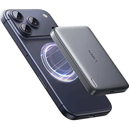 LISEN Qi2 15W Magnetic Wireless Power Bank for iPhone w/ Fast Charging: 10000mAh $22.99 or 5000mAh $16.99 + Free Shipping w/ Prime or on $35+