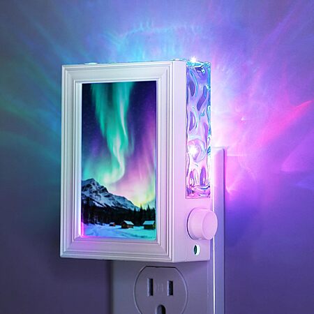 JandCase 10-Color Dimmable Plug-In Photo Frame Night Light w/ Dusk-to-Dawn Sensor $6.99 + Free Shipping w/ Prime or on $35+