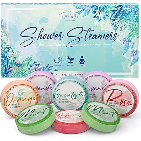 8-ct HFHO Aromatherapy Shower Steamers (Tranquil Floral Style) $4
