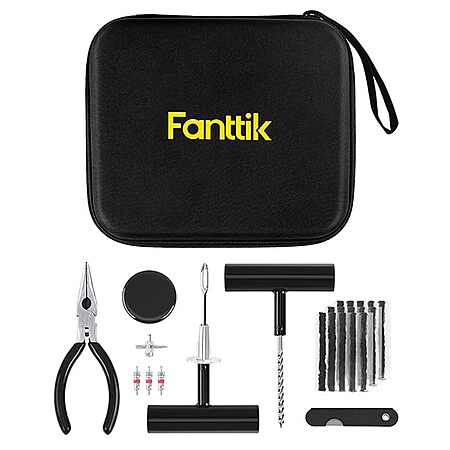 [Prime] Fanttik 24-Piece Heavy Duty Tubeless Tire Plug Repair Kit $16 + Free Shipping
