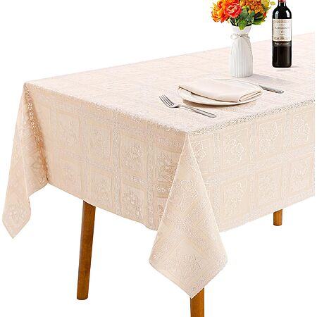 Kaixinbao Waterproof PVC Vinyl Rectangular Tablecloth (Various Sizes & Patterns) from $5.59 + Free Shipping w/ Prime or on $35+