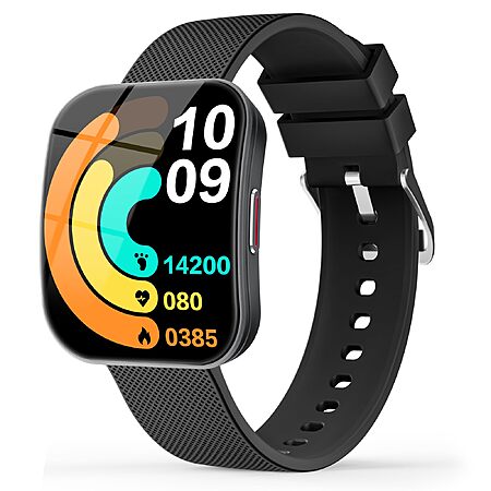 MFVLP 1.85" AMOLED Fitness Watch w/ Bluetooth Calling, 120+ Sports Modes & IP68 Waterproofing (Black & Matte Black) $8.99 + Free Shipping w/ Prime or on $35+