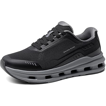 Bruno Marc Men's Cushionix Stride Lightweight Slip-On Sneakers w/ Shock-Absorbing Hollow Midsole (Sizes 8-13, Various Colors)