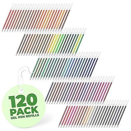 120-Count MYCRITEE Assorted Glitter Gel Pen Refills $6.49 w/ S&S + Free Shipping w/ Prime or on $35+