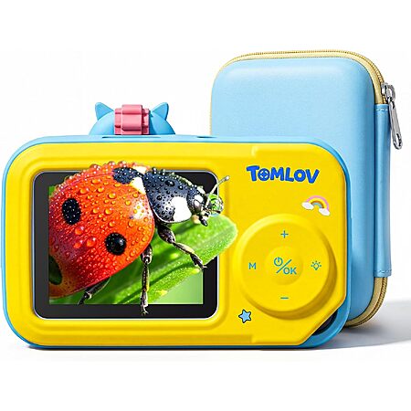 [prime] TOMLOV Kids' P50K 2.4" IPS 500X Handheld Digital Microscope (2 colors)