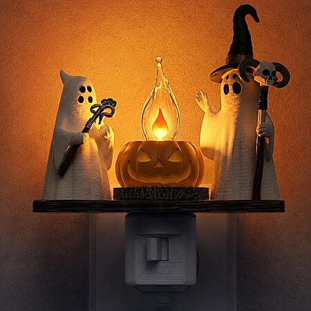 L LOHAS LED Plug-In Night Light: Halloween or Bubble Style