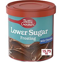 Betty Crocker Lower Sugar Frosting (Milk Chocolate) $1.76 w/ S&S + Free Shipping w/ Prime or on $35+