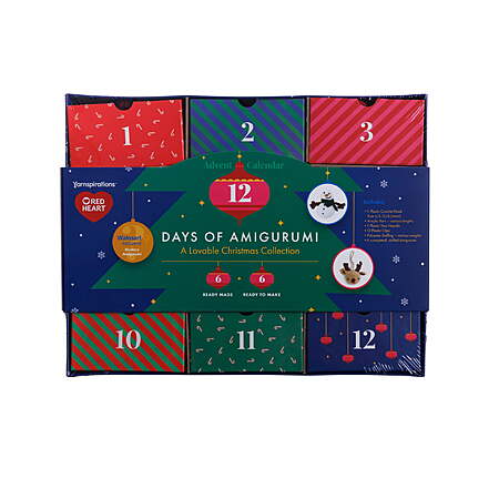 Red Heart Amigurumi Advent Calendar Crochet Kit (12 Days) $5 39   Free