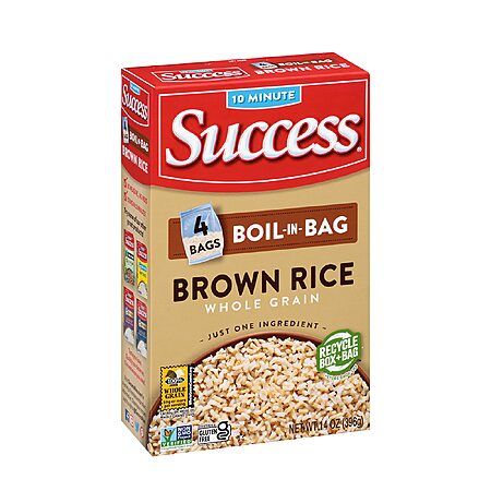 14-Oz Success Boil-in-Bag Whole Grain Brown Rice - 2025-02-20
