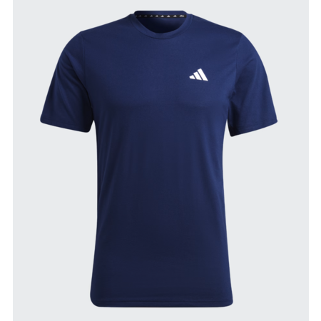 adidas Men's Train Essentials Feelready Training Tee (Dark Blue/White, Small only) $7 + Free Shipping