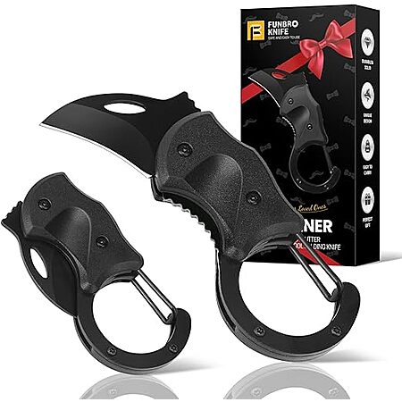 Funbro Small EDC Keychain Pocket Knife w/ 1.34" Blade $3.99, Ooperay Small EDC Keychain Pocket Knife w/ 1.2" Blade (Engraved w/ Drive Safe Daddy) $4.19 + FS w/ Prime or on $35+