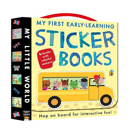 50% Off Early-Learning Sticker Books Set!