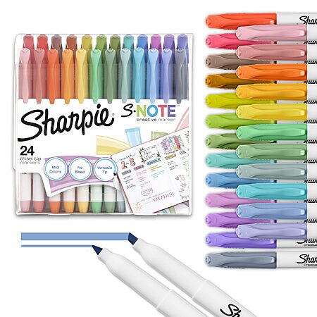 24 Sharpie S-Note Markers for $10.92!