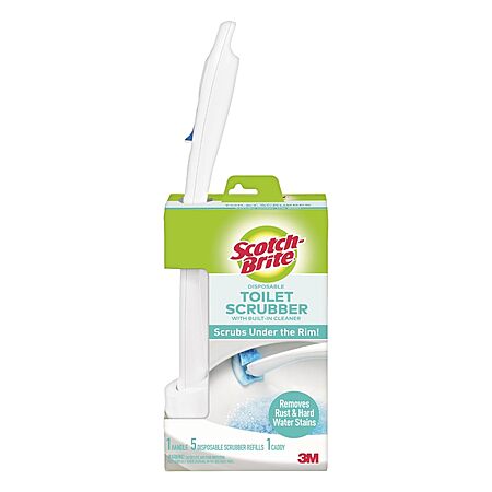 Scotch-Brite Disposable Toilet Scrubber Starter Kit w/ 5-Count Refills $6.50 w/ Subscribe & Save